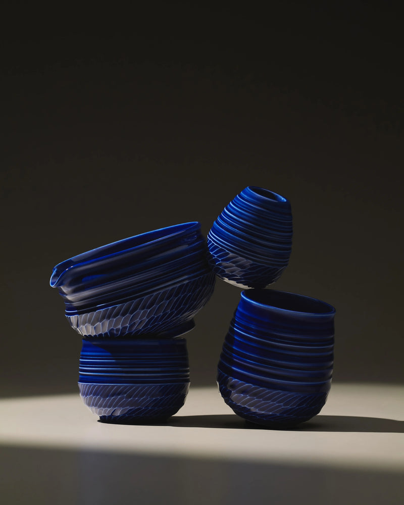 Deep Blue Half Glaze