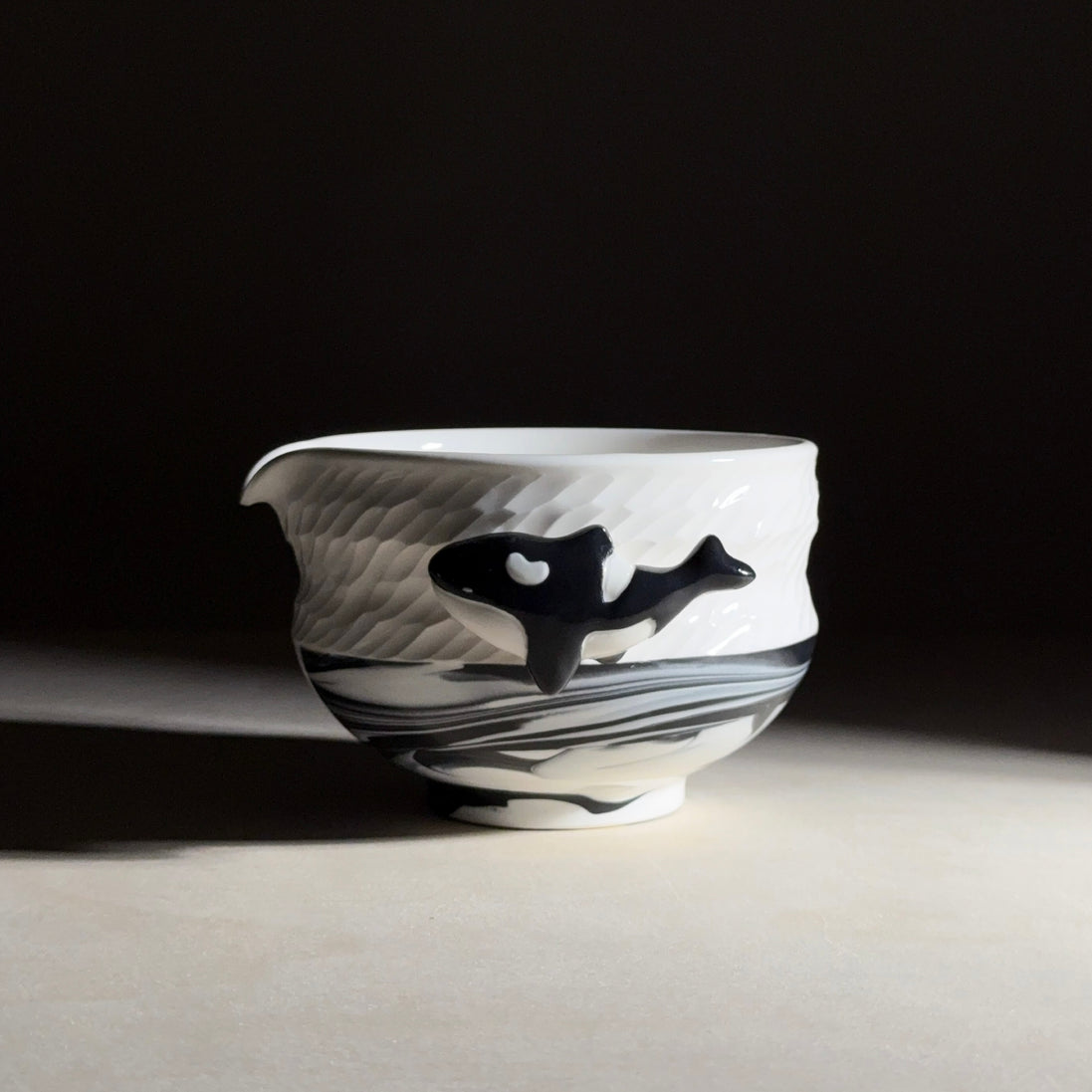 To the SEA Matcha Bowl (400ml) - Black Hybrid Orca