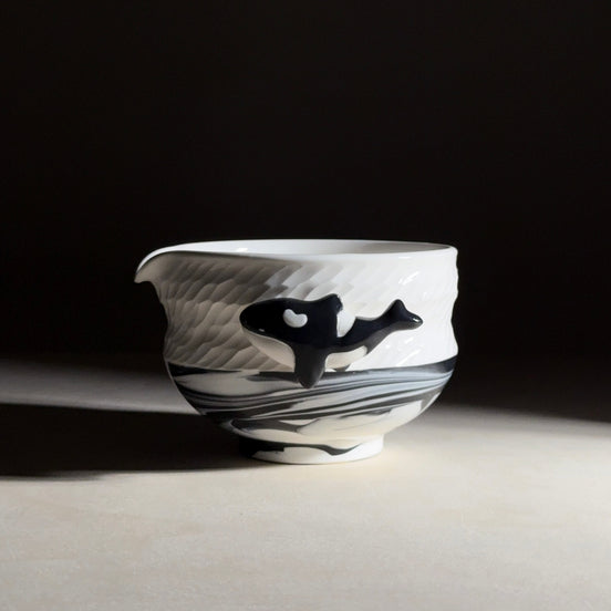 To the SEA Matcha Bowl (400ml) - Black Hybrid Orca