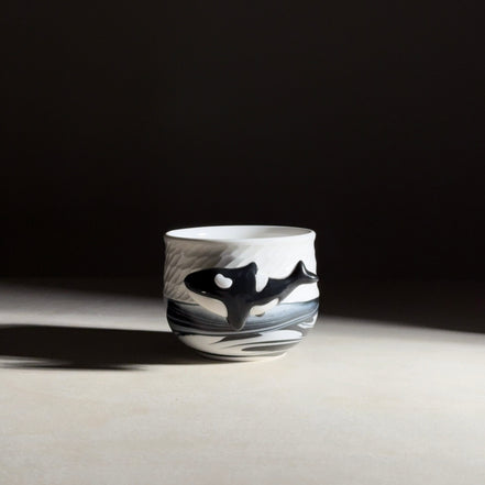 To the SEA Cup (200 ml) - Black Hybrid Orca