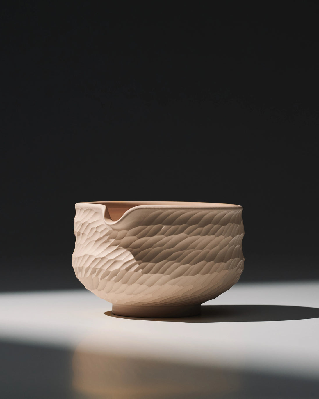 Coffee Shadow Matcha Bowl (400ml) - Almond