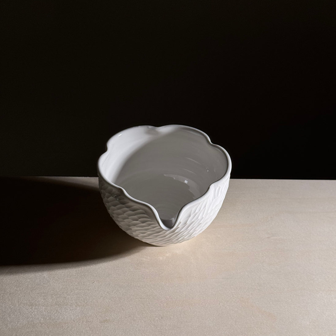 Bloom Matcha Bowl (400ml) - White Bloom