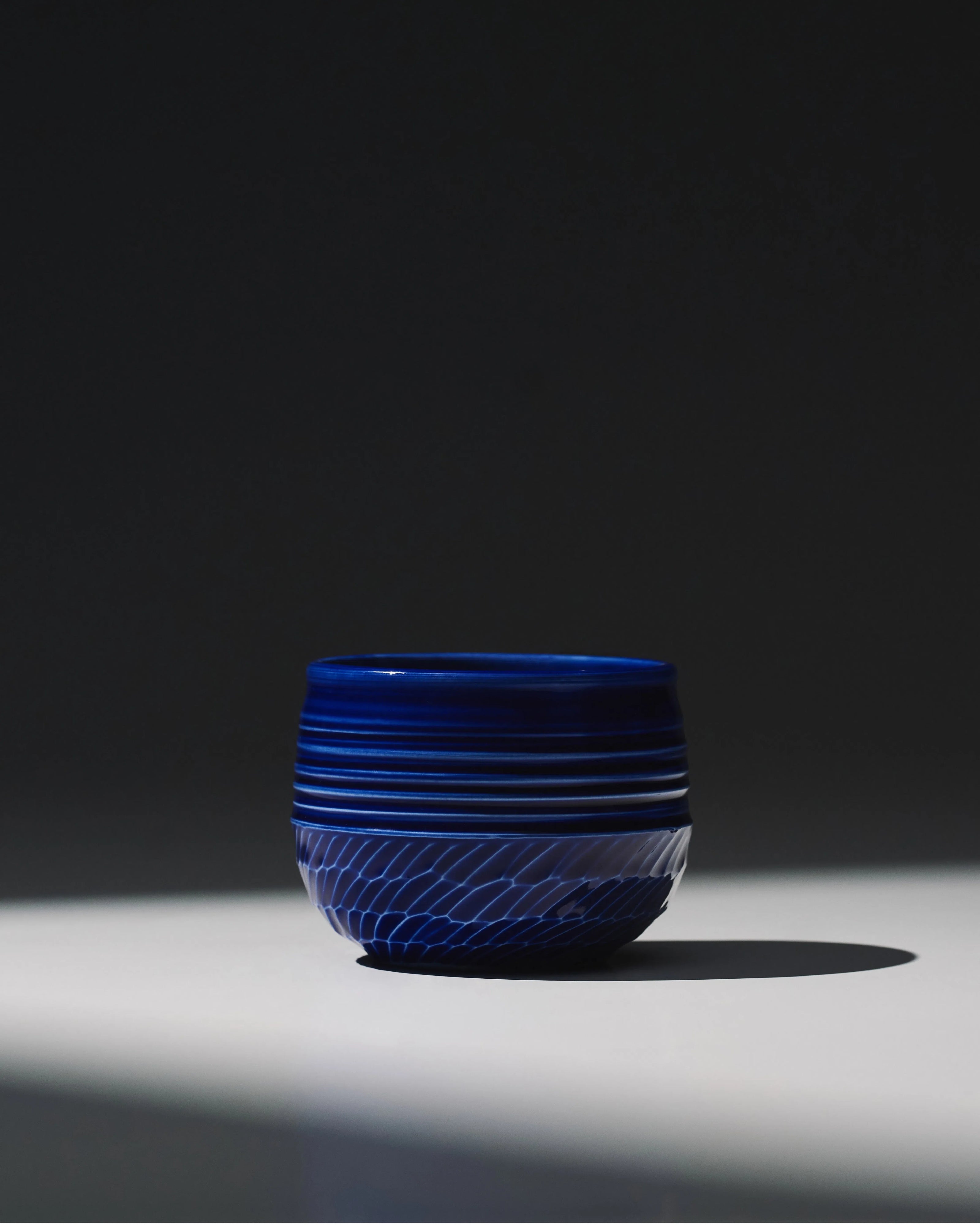 Half Glaze Shadow Cup (200 ml) - Deep Blue