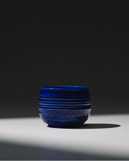 Half Glaze Shadow Cup (200 ml) - Deep Blue