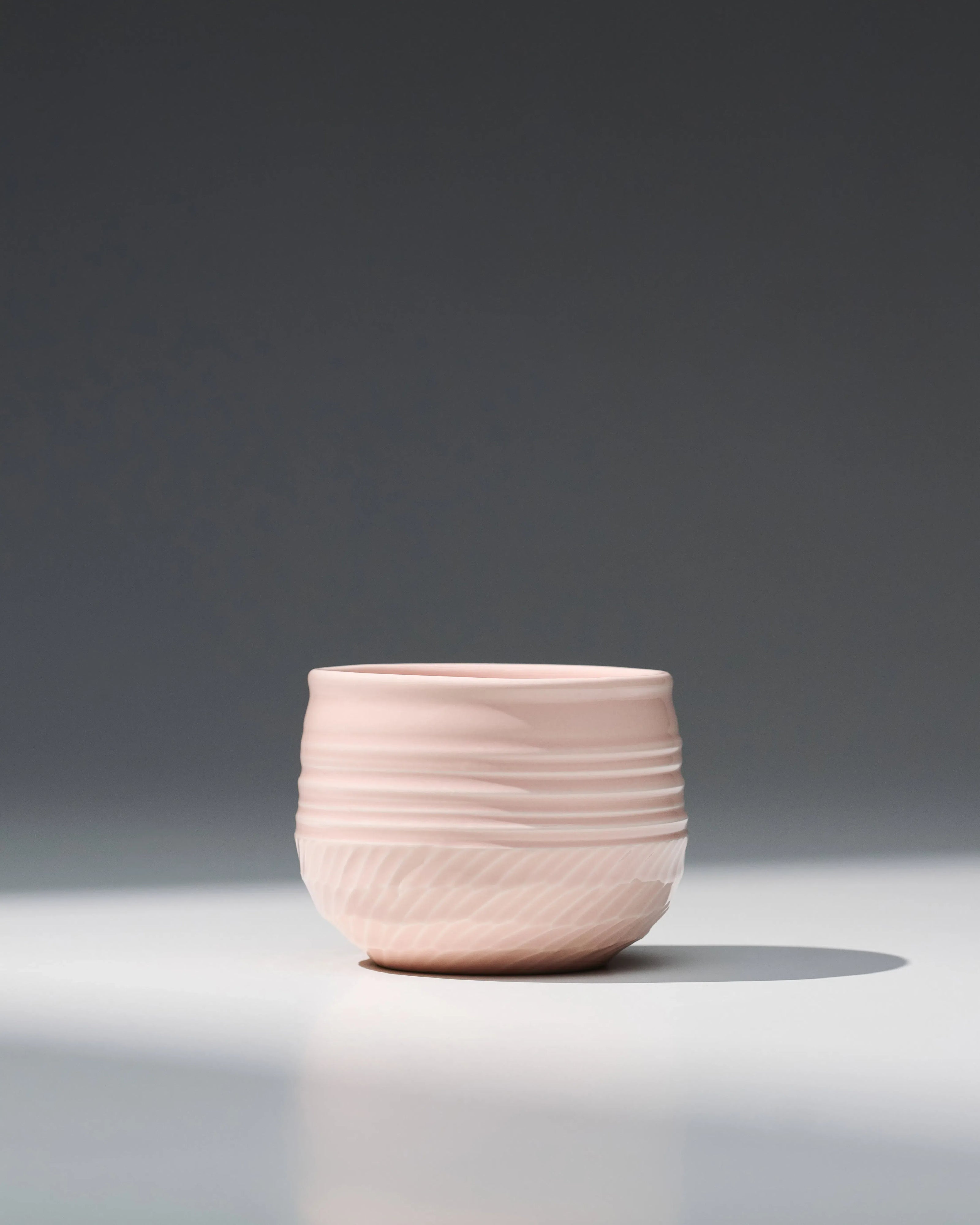 Half Glaze Shadow Cup (200 ml) - Peach
