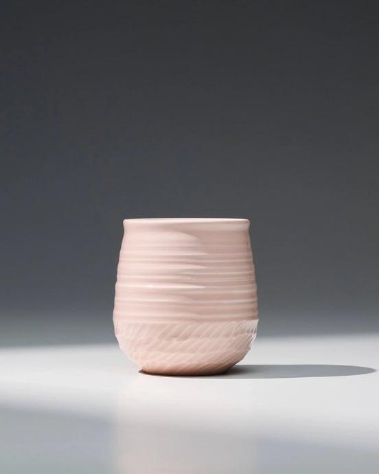 Half Glaze Shadow Cup (300 ml) - Peach