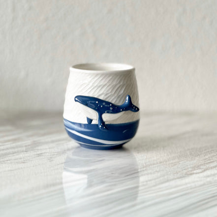 To the SEA Cup (300 ml) - Ocean Blue Whale