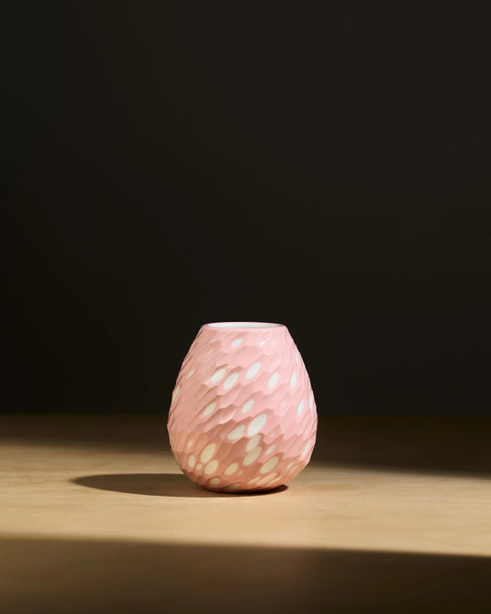 Pink Shade Chasen holder - Pink Shade - White Dot