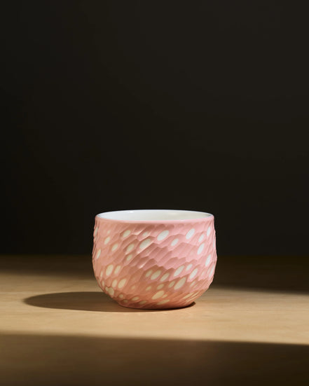 Pink Shade Cup (200 ml) - Pink Shade - White Dot