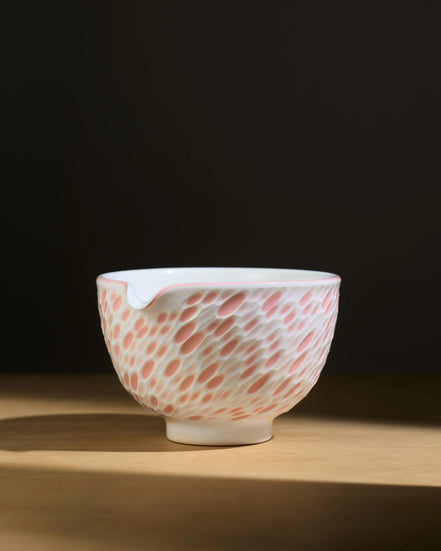 Pink Shade Matcha Bowl (400ml) - Pink Shade - Pink Dot