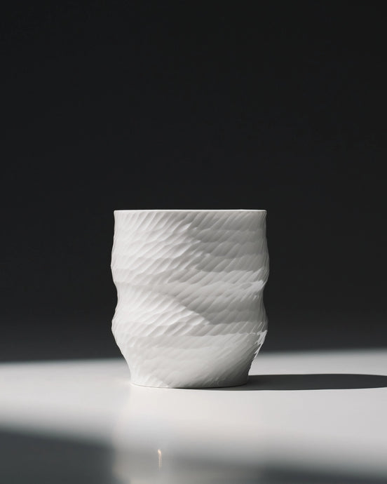 Shadow Double-wall Cup (275 ml) - White Shadow