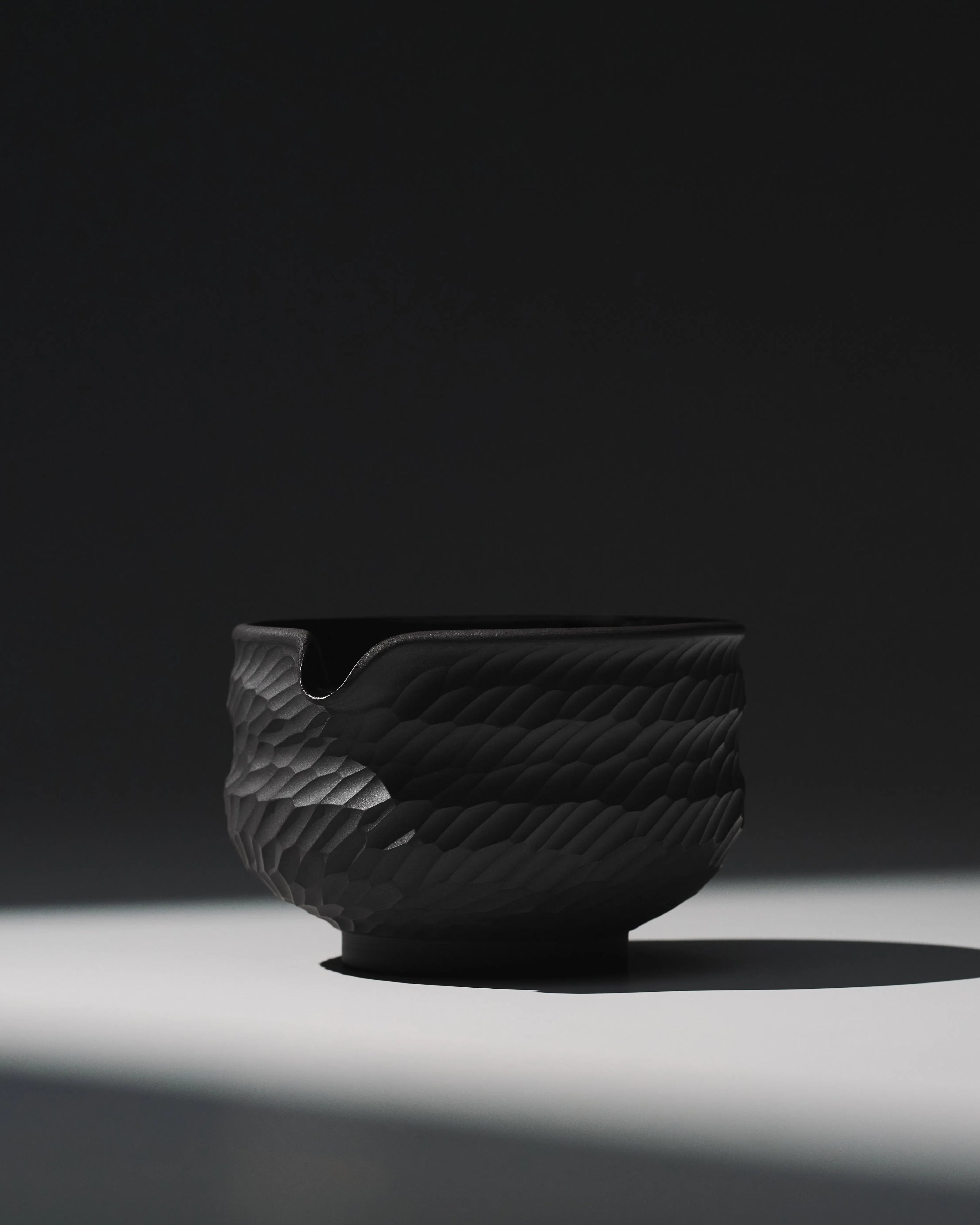Shadow Matcha Bowl (400ml) - Black Shadow
