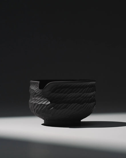 Shadow Matcha Bowl (400ml) - Black Shadow