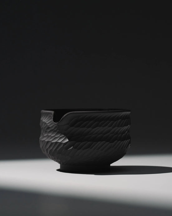 Shadow Matcha Bowl (400ml) - Black Shadow