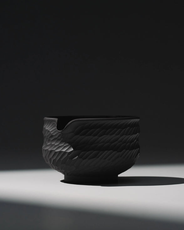 Shadow Matcha Bowl (400ml) - Black Shadow